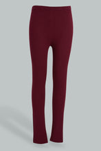 Load image into Gallery viewer, Redtag-Black/Mustard-Jacquard-Legging-Leggings-Senior-Girls-9 to 14 Years
