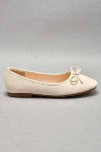 Ivory Trim Ballerina With Bow