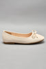 Ivory Trim Ballerina With Bow