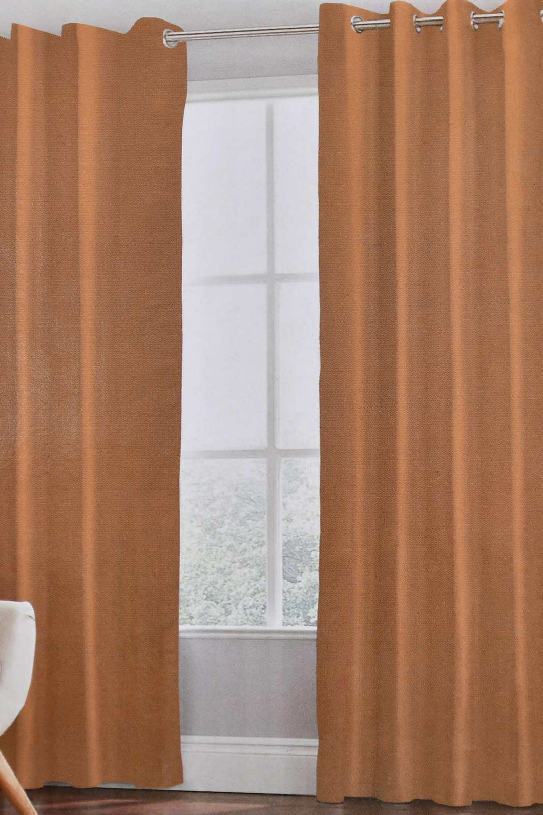 Redtag-Grey-Plain-Curtain-With-Lining-(2-Piece)-Curtains-Home-Bedroom-