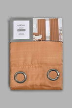Load image into Gallery viewer, Redtag-Grey-Plain-Curtain-With-Lining-(2-Piece)-Curtains-Home-Bedroom-

