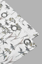 Load image into Gallery viewer, Redtag-Multi-Colour-Floral-Print-Curtain-With-Lining-(2-Piece)-Curtains-Home-Bedroom-
