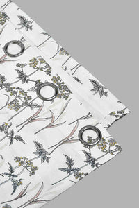 Redtag-Multi-Colour-Floral-Print-Curtain-With-Lining-(2-Piece)-Curtains-Home-Bedroom-