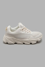 Load image into Gallery viewer, Redtag-Beige-Chunky-Sneaker-Character,-Colour:Beige,-Filter:Women&#39;s-Footwear,-New-In,-New-In-Women-FOO,-Non-Sale,-W21A,-WB25,-Women-Trainers-Women&#39;s-
