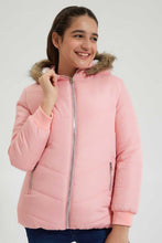 تنزيل الصورة على معرض الصور، Redtag-Pink-Faux-Fur-Hooded-Padded-Jacket-Colour:Pink,-EHW,-Filter:Senior-Girls-(9-to-14-Yrs),-GSR-Jackets,-New-In,-New-In-GSR,-Non-Sale,-Section:Kidswear,-W21B-Senior-Girls-9 to 14 Years
