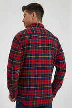 تنزيل الصورة على معرض الصور، Redtag-Red/Green-Check-Shirt-Colour:Red,-Filter:Men&#39;s-Clothing,-Men-Shirts,-New-In,-New-In-Men,-Non-Sale,-Section:Men,-TBL,-W21B-Men&#39;s-
