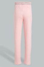 Load image into Gallery viewer, Pink Jacquard Legging With Waistband
