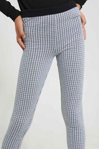 Black And White Checkered Legging