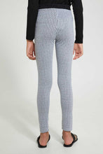 Load image into Gallery viewer, Black And White Checkered Legging
