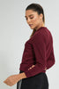 Redtag-Burgundy-Jacquard-Sweatshirt-Colour:Burgundy,-Deals:Bundle-Offer,-Filter:Women's-Clothing,-New-In,-New-In-Women,-Non-Sale,-Section:Women,-TBL,-W21B,-Women-Sweatshirts-Women's-