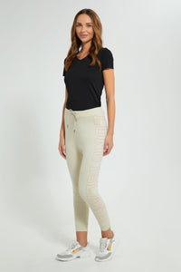 Redtag-Black-Basic-Jogger-With-Side-Applique-Joggers-Women's-