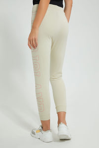 Redtag-Black-Basic-Jogger-With-Side-Applique-Joggers-Women's-