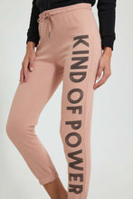 Load image into Gallery viewer, Redtag-Blue-Basic-Jogger-With-Side-Applique-Joggers-Women&#39;s-
