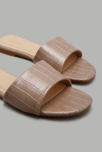 Load image into Gallery viewer, Redtag-Taupe-Croc-Mule-Character,-Colour:Taupe,-Filter:Women&#39;s-Footwear,-New-In,-New-In-Women-FOO,-Non-Sale,-W21B,-Women-Casual-Sandals-Women&#39;s-
