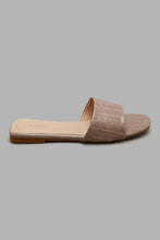 Load image into Gallery viewer, Redtag-Taupe-Croc-Mule-Character,-Colour:Taupe,-Filter:Women&#39;s-Footwear,-New-In,-New-In-Women-FOO,-Non-Sale,-W21B,-Women-Casual-Sandals-Women&#39;s-
