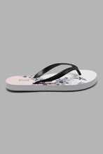 Load image into Gallery viewer, Redtag-Black-Floral-Print-Slide-Character,-Colour:Black,-Filter:Women&#39;s-Footwear,-New-In,-New-In-Women-FOO,-Non-Sale,-W21B,-Women-Flip-Flops-Women&#39;s-
