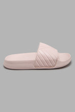 Load image into Gallery viewer, Redtag-Pink-Quilt-Upper-Slide-Character,-Colour:Pale-Pink,-Filter:Women&#39;s-Footwear,-New-In,-New-In-Women-FOO,-Non-Sale,-W21B,-Women-Flip-Flops-Women&#39;s-
