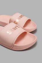 Load image into Gallery viewer, Redtag-Pink-Start-Dreaming-Slide-Character,-Colour:Pale-Pink,-Filter:Women&#39;s-Footwear,-New-In,-New-In-Women-FOO,-Non-Sale,-W21B,-Women-Flip-Flops-Women&#39;s-
