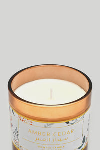 Amber Cedar Candle