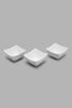 Redtag-White-Square-Bowl-Set-(3-Piece)-365,-Colour:White,-Filter:Home-Dining,-HMW-DIN-Serving-Dish,-New-In,-New-In-HMW-DIN,-Non-Sale,-Section:Homewares-Home-Dining-