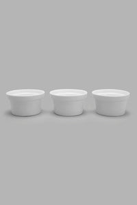 Redtag-White-Round-Bowl-Set-(3-Piece)-365,-Colour:White,-Filter:Home-Dining,-HMW-DIN-Serving-Dish,-New-In,-New-In-HMW-DIN,-Non-Sale,-Section:Homewares-Home-Dining-