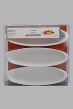 Load image into Gallery viewer, Redtag-White-Oval-Serving-Set-(3-Piece)-365,-Colour:White,-Filter:Home-Dining,-HMW-DIN-Serveware-Sets,-New-In,-New-In-HMW-DIN,-Non-Sale,-Section:Homewares-Home-Dining-
