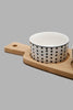 Redtag-White-Round-Serving-Bowl-With-Bamboo-Tray-(3-Piece)-Serving-Bowls-Home-Dining-