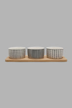 Load image into Gallery viewer, Redtag-Assorted-Round-Serving-Bowl-With-Bamboo-Tray-(4-Piece)-Serving-Bowls-Home-Dining-
