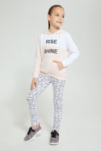 Load image into Gallery viewer, Redtag-White-Printed-Legging-Leggings-Girls-2 to 8 Years
