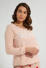 Redtag-Peach-Printed-Fleece-Pyjama-Set-Pyjama-Sets-Women's-