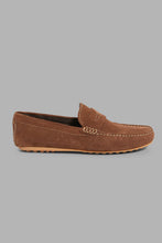 Load image into Gallery viewer, Redtag-Brown-Penny-Loafer-Loafers-Men&#39;s-
