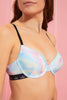 Multicolour Printed T-Shirt Bra With Elastic