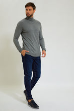Load image into Gallery viewer, Navy Slim Fit Jeans Jogger
