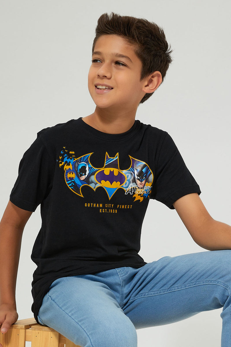 Black Batman Printed T-Shirt