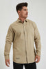 Redtag-Khaki-Back-Printed-Shirt-Colour:Brown,-Filter:Men's-Clothing,-Men-Shirts,-New-In,-New-In-Men,-Non-Sale,-Section:Men,-W21A-Men's-