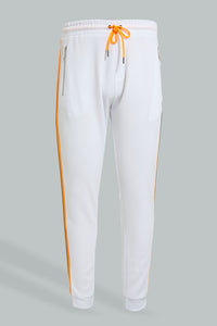 Redtag-White-Reflective-Tape-@-Side-Seam-Jog-Pant-Colour:White,-Filter:Men's-Clothing,-Men-Joggers,-New-In,-New-In-Men,-Non-Sale,-Section:Men,-W21B-Men's-