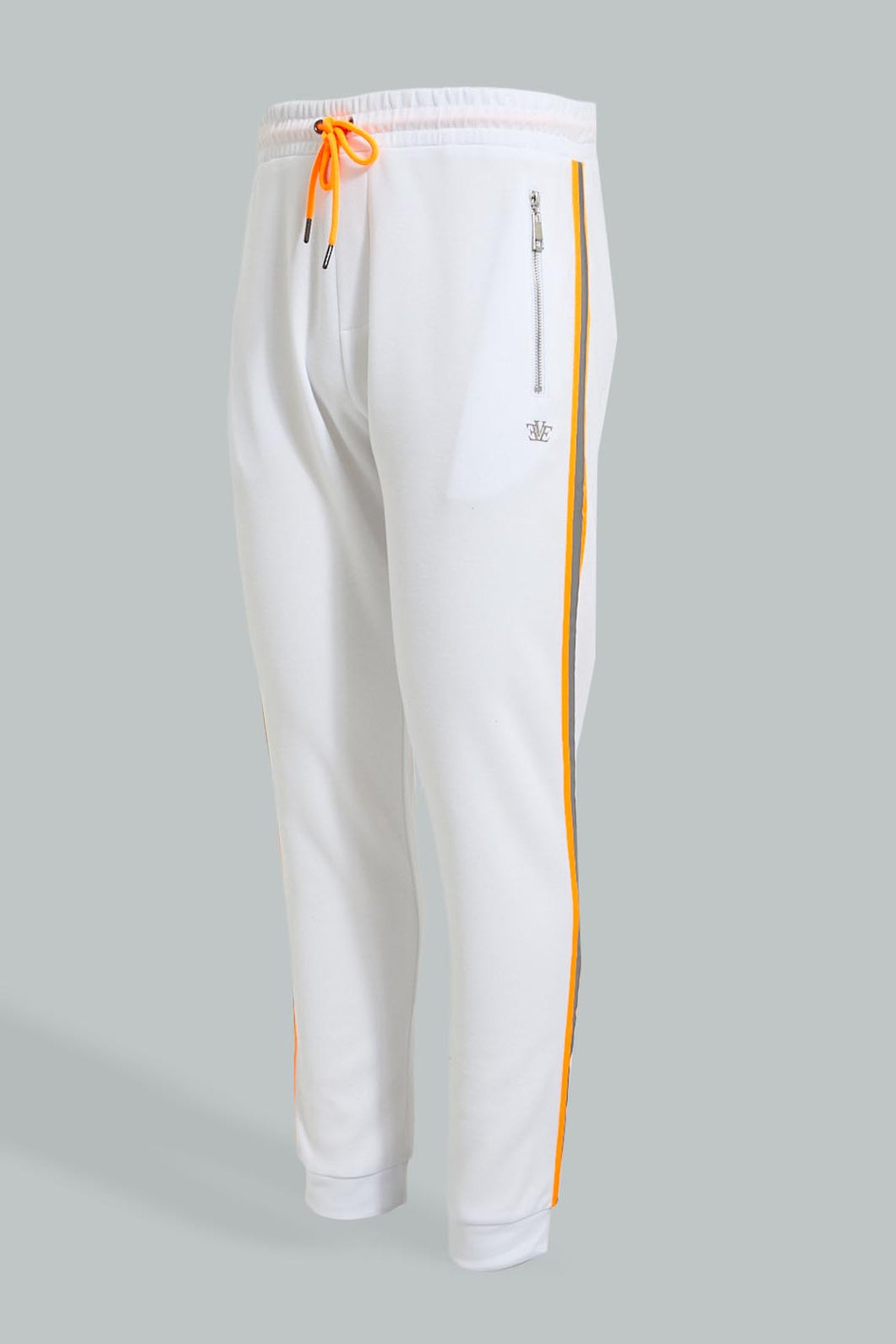 Redtag-White-Reflective-Tape-@-Side-Seam-Jog-Pant-Colour:White,-Filter:Men's-Clothing,-Men-Joggers,-New-In,-New-In-Men,-Non-Sale,-Section:Men,-W21B-Men's-