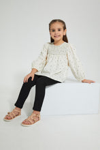 Load image into Gallery viewer, Redtag-Beige-Printed-Blouse-Blouses-Girls-2 to 8 Years
