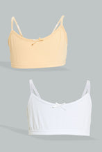 Load image into Gallery viewer, Redtag-White-X-Lt-Beige-Bra-(2Pack)-365,-Colour:Assorted,-Filter:Senior-Girls-(9-to-14-Yrs),-GSR-Bras,-New-In,-New-In-GSR,-Non-Sale,-Section:Kidswear-Senior-Girls-9 to 14 Years
