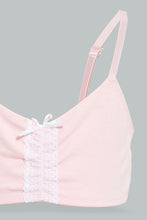 Load image into Gallery viewer, Redtag-Lt-Blue/White-Stripes-X-Lt-Pink-Bra-(2Pack)-365,-Colour:Assorted,-Filter:Senior-Girls-(9-to-14-Yrs),-GSR-Bras,-New-In,-New-In-GSR,-Non-Sale,-Section:Kidswear-Senior-Girls-9 to 14 Years
