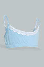 Load image into Gallery viewer, Redtag-Lt-Blue/White-X-White/Lt-Blue-Bra-(2Pack)-365,-Colour:Assorted,-Filter:Senior-Girls-(9-to-14-Yrs),-GSR-Bras,-New-In,-New-In-GSR,-Non-Sale,-Section:Kidswear-Senior-Girls-9 to 14 Years
