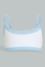 Load image into Gallery viewer, Redtag-Lt-Blue/White-X-White/Lt-Blue-Bra-(2Pack)-365,-Colour:Assorted,-Filter:Senior-Girls-(9-to-14-Yrs),-GSR-Bras,-New-In,-New-In-GSR,-Non-Sale,-Section:Kidswear-Senior-Girls-9 to 14 Years
