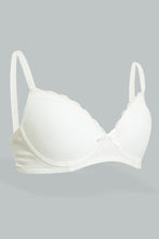 Load image into Gallery viewer, Redtag-White/White-Padded-Bra-(2Pack)-365,-Colour:White,-Filter:Senior-Girls-(9-to-14-Yrs),-GSR-Bras,-New-In,-New-In-GSR,-Non-Sale,-Section:Kidswear-Senior-Girls-9 to 14 Years
