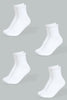 Redtag-White-Plain-Socks-(Pack-of-4)-365,-Colour:Assorted,-Filter:Girls-(2-to-8-Yrs),-Girls-Socks,-IMP,-New-In,-New-In-GIR,-Non-Sale,-Section:Kidswear-Girls-