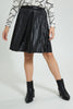 Redtag-Pu-Pleated-Skirt-Skirts-Senior-Girls-9 to 14 Years