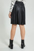 Redtag-Pu-Pleated-Skirt-Skirts-Senior-Girls-9 to 14 Years
