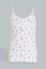 تنزيل الصورة على معرض الصور، Redtag-Lt-Pink-X-Floral-Vest-(2Pack)-Vests-Senior-Girls-9 to 14 Years
