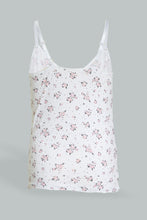 تنزيل الصورة على معرض الصور، Redtag-Lt-Pink-X-Floral-Vest-(2Pack)-Vests-Senior-Girls-9 to 14 Years
