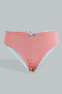 Redtag-Assorted-Bikini-Brief-Packs-(Pack-of-5)-365,-Colour:Assorted,-Filter:Senior-Girls-(9-to-14-Yrs),-GSR-Briefs,-New-In,-New-In-GSR,-Non-Sale,-Section:Kidswear-Senior-Girls-9 to 14 Years