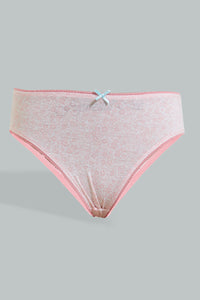 Redtag-Assorted-Bikini-Brief-Packs-(Pack-of-5)-365,-Colour:Assorted,-Filter:Senior-Girls-(9-to-14-Yrs),-GSR-Briefs,-New-In,-New-In-GSR,-Non-Sale,-Section:Kidswear-Senior-Girls-9 to 14 Years